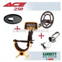 Garrett ACE 250 + Protège disque + Casque